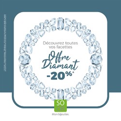 Offre Diamant -20% en boutique